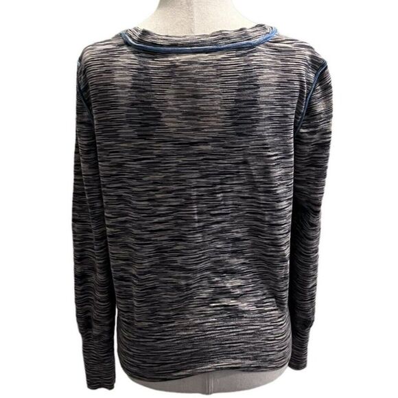 Sundance Slice Of Sky Space Dye Knit Button Down V-Neck Cardigan Size Medium - Picture 7 of 7